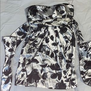 Black and white Flower dress